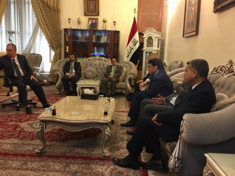 لقاء مدير مركز التنمية  برئيس جامعة الكوفة
